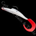 4" Curly Lures Tail Sandeel White Fire Tail colour 4" Curly Lures Tail Sandeel White Fire Tail colour